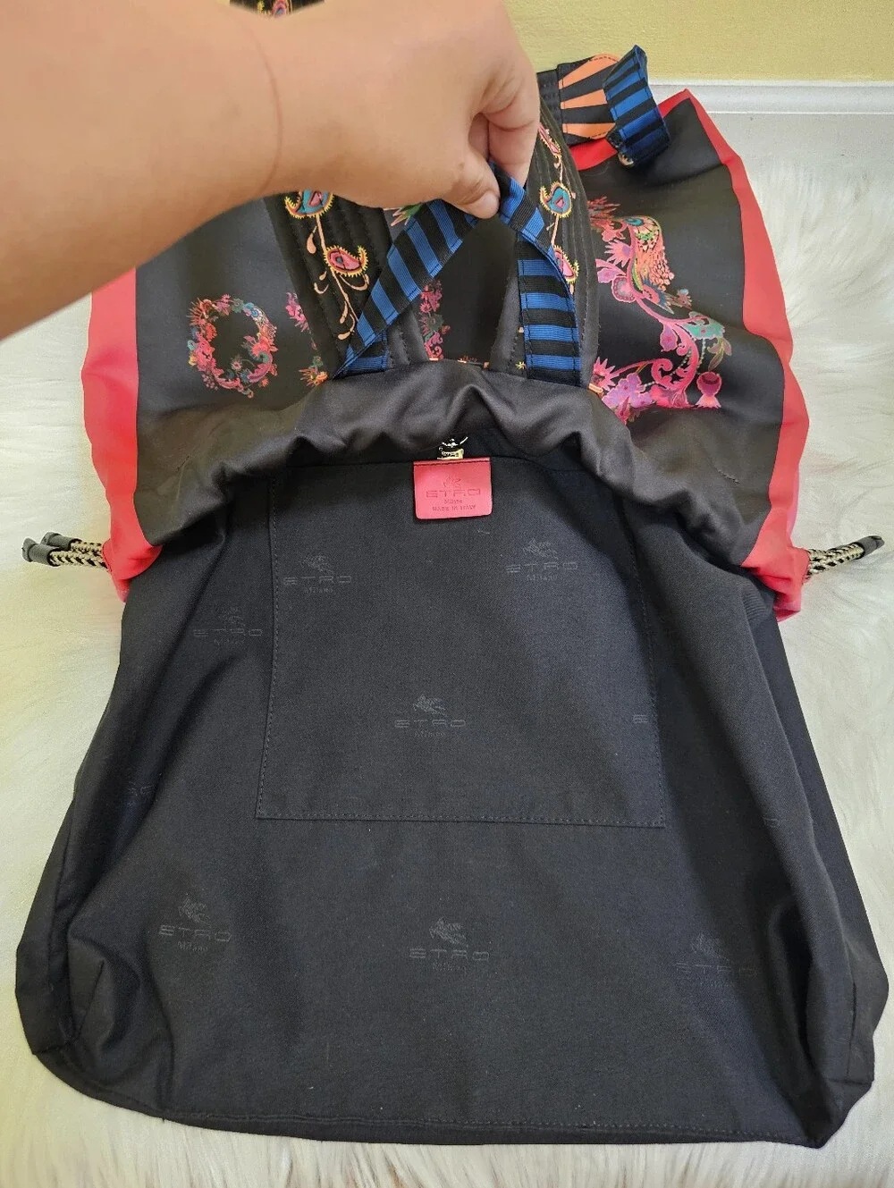 Etro Satin Backpack - Picture 13 of 17